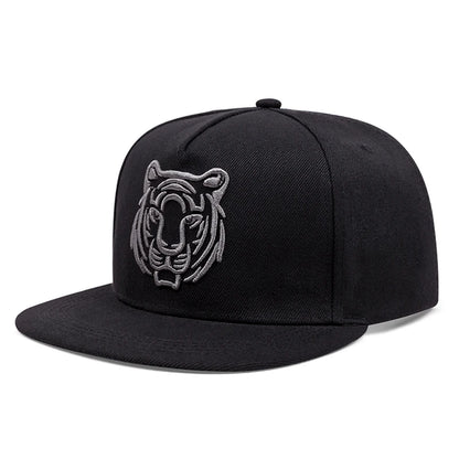 Animal Pattern Embroidery Snapback Hat Unisex