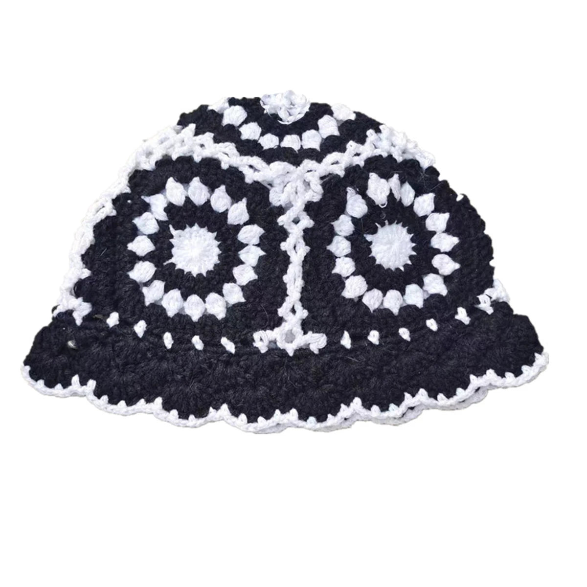Handmade Crochet Hollow Korean Fashion Bucket Hat