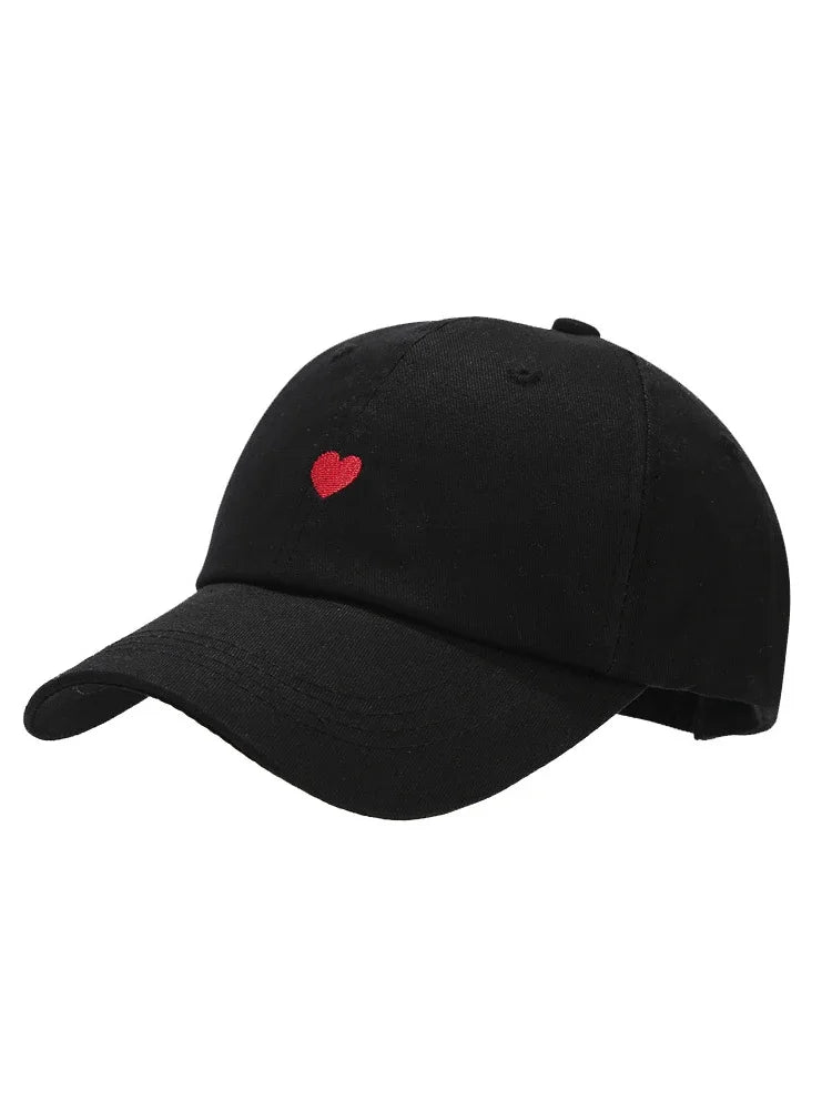 Heart Love Embroidered Cap