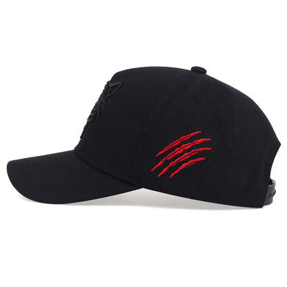 Black Tiger Embroidered Hip Hop Baseball Cap