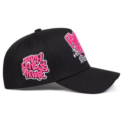 Unisex Rich Kios Letter Embroidered Casual Baseball Cap