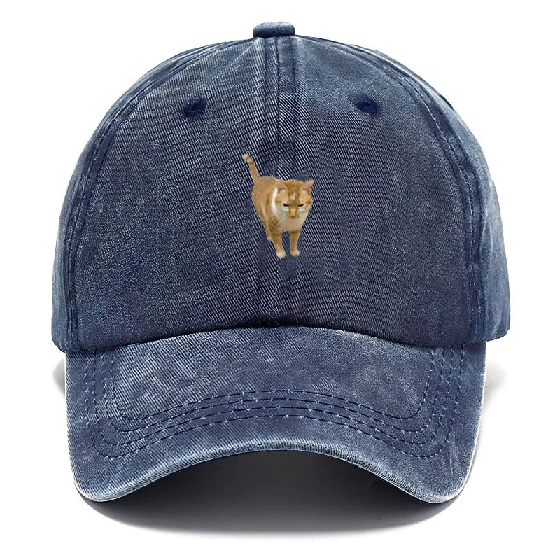Vintage Washed Cotton Funny Meme Streetwear Baseball Cap