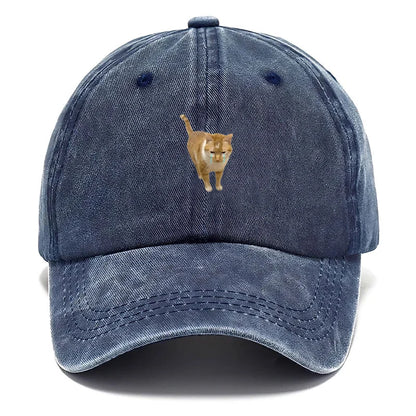 Vintage Washed Cotton Funny Meme Streetwear Baseball Cap