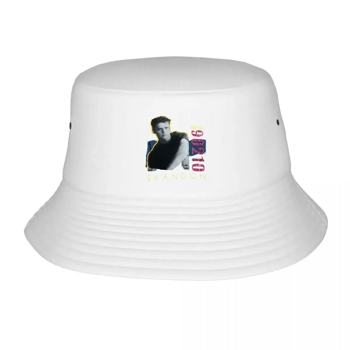 90210 Brandon Walsh Retro TV Graphic Bucket Hat