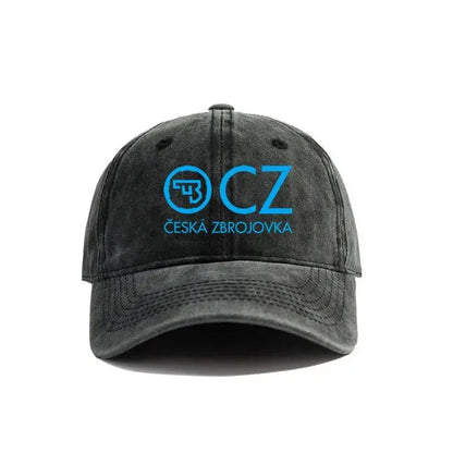 Ceska Zbrojovka Vintage Distressed CZ Firearms Baseball Cap