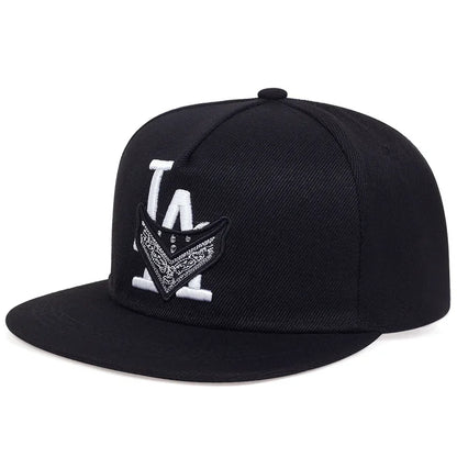 Unisex Los Angeles Embroidery Trucker Snapback Cap