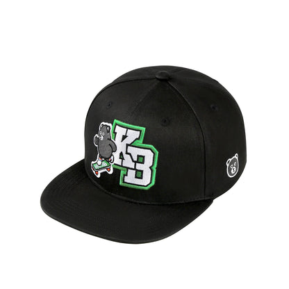 Cute Bear 3D Embroidery Snapback Cap