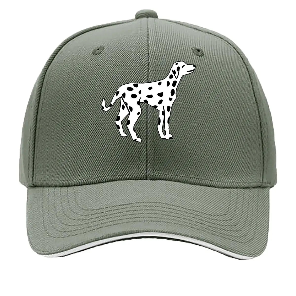 Cartoon Spotted Dog Printed Lightweight Sandwich Baseball Cap