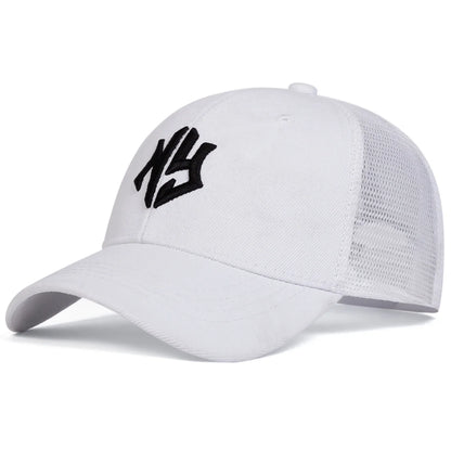 Unisex NG Letter Embroidery Baseball Net Caps