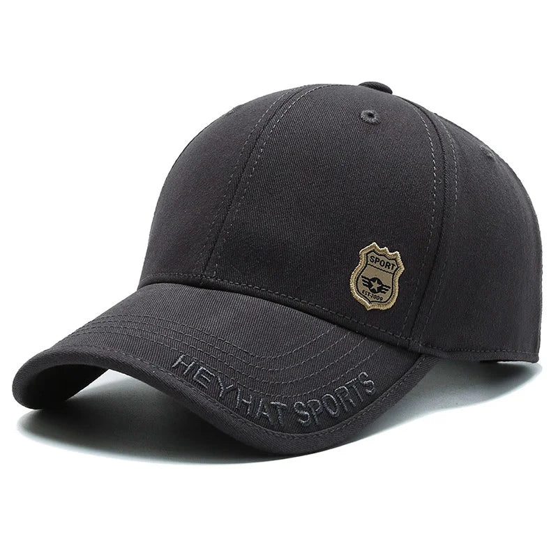 Big Size Curved Peak Baseball Cap