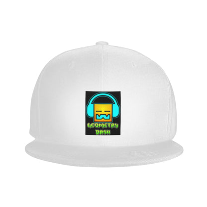 Geometry Dash Cute Geometric Game Design Snapback Cap