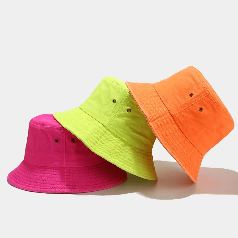 Fluorescent Green Fashion Bucket Hat