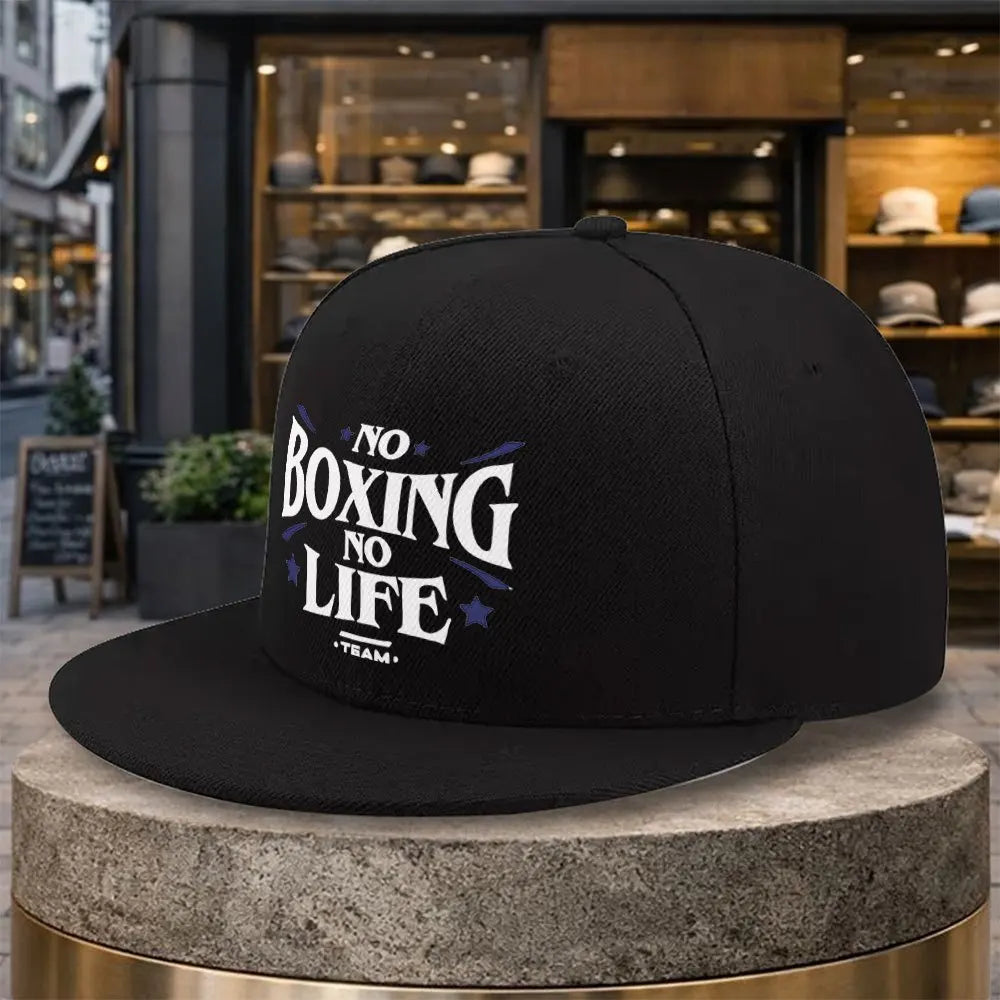 No Boxing No Life Team Graphic Unisex Snapback Cap