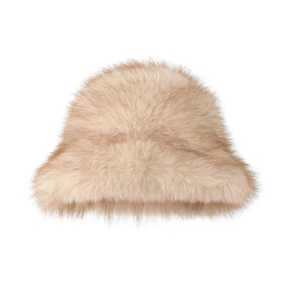 Luxury Faux Fur Winter Bucket Hat