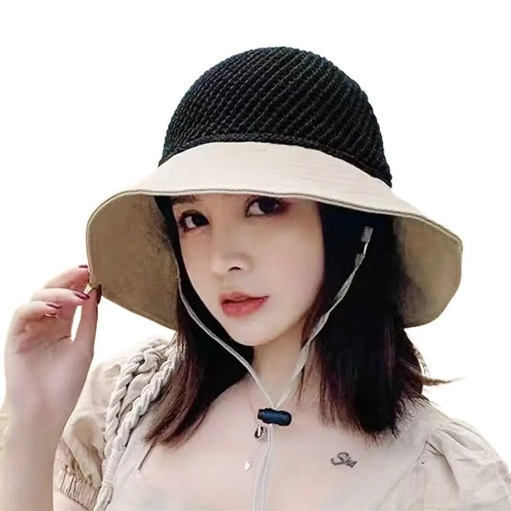Soft Wide Brim UV Protection Summer Bucket Hat
