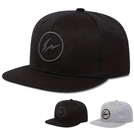Unisex Lightning Embroidery Hip-hop Hats
