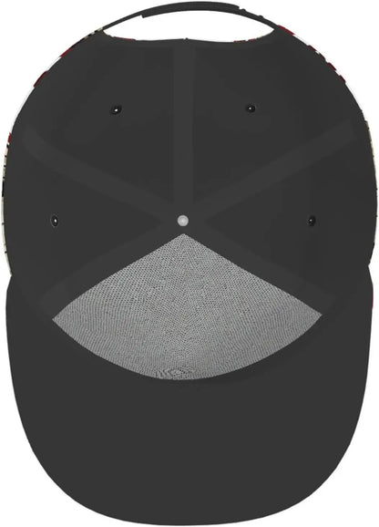 Funny Hahaha 3D Print Flat Bill Snapback Cap