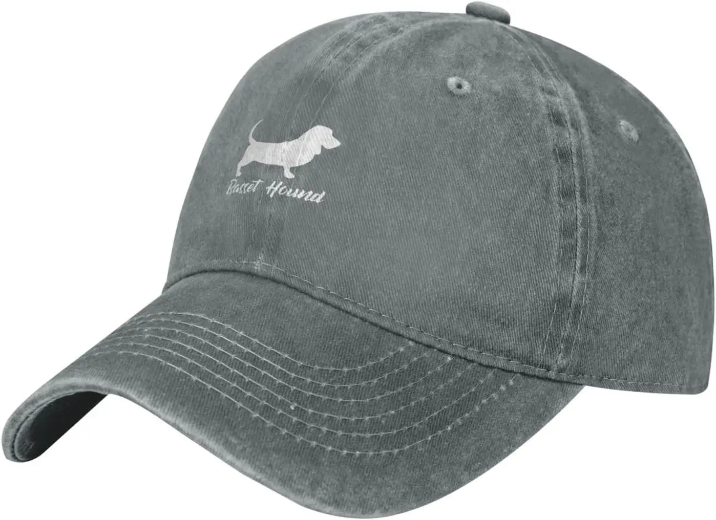 Casual Cotton Basset Hound Silhouette Baseball Cap