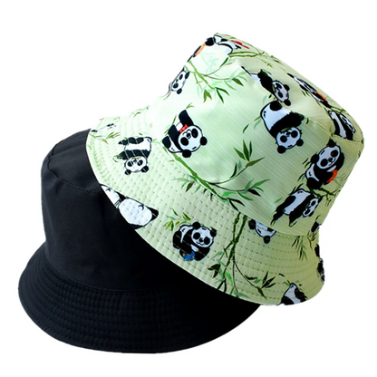 Unisex Double Sided Panda Bucket Hat