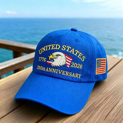 USA 250th Anniversary Eagle Baseball Cap