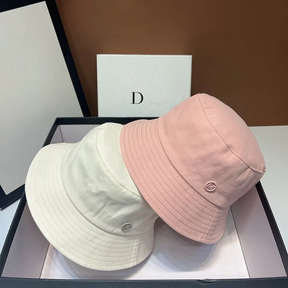 Japanese Luxury Letter M Sun Bucket Hat