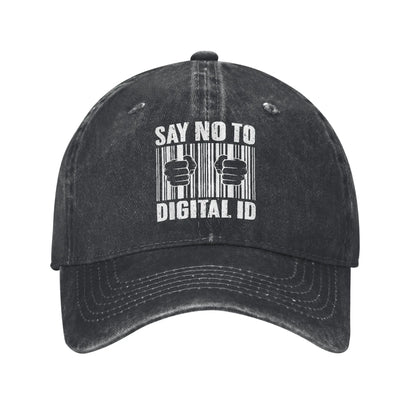 Say No To Digital ID British Baseball Cap