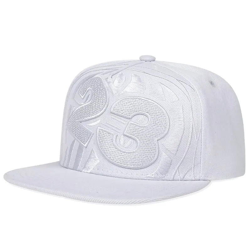 Unisex 23 Basketball Letter Embroidery Hip-hop Hats