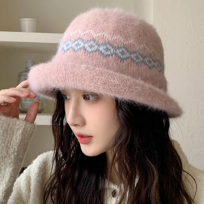 Warm Windproof Casual Winter Bucket Hat