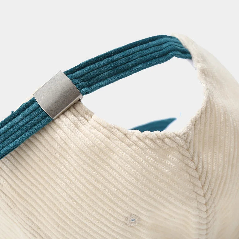 WONDER Corduroy Embroidered Winter Baseball Cap