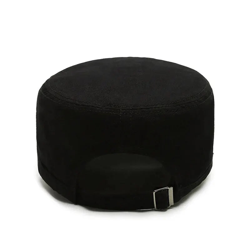 Simple Versatile Flat Military Duck Tongue Hat