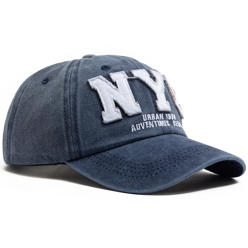 New Vintage Big Letter NYC Baseball Cap