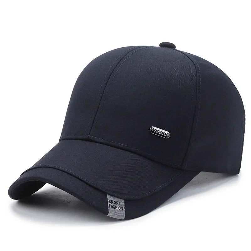 Men’s Large Head Cotton Baseball Cap
