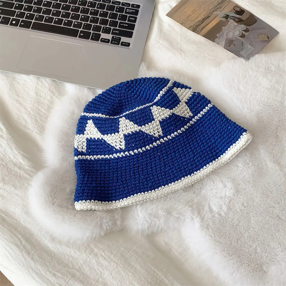 Sweet Handmade Crochet Triangle Sun Visor Bucket Hat