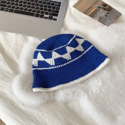 Sweet Handmade Crochet Triangle Sun Visor Bucket Hat
