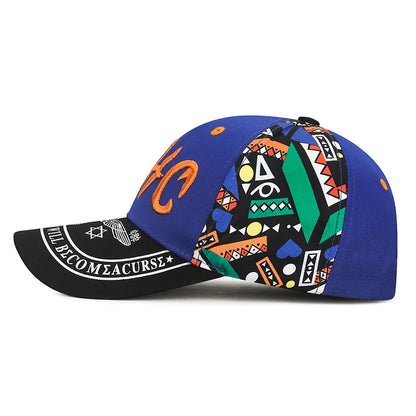 Unisex Korean Letter Embroidery Baseball Cap