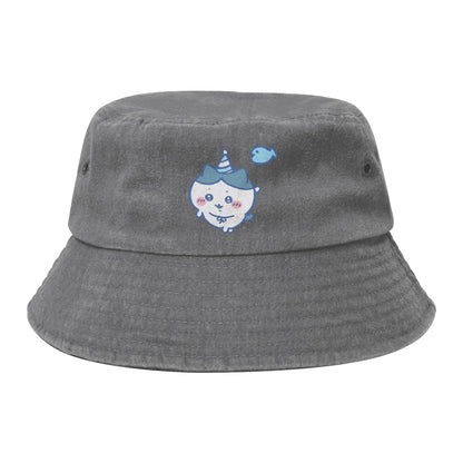 Chiikawas Blue Summer Beach Vacation Bucket Hat