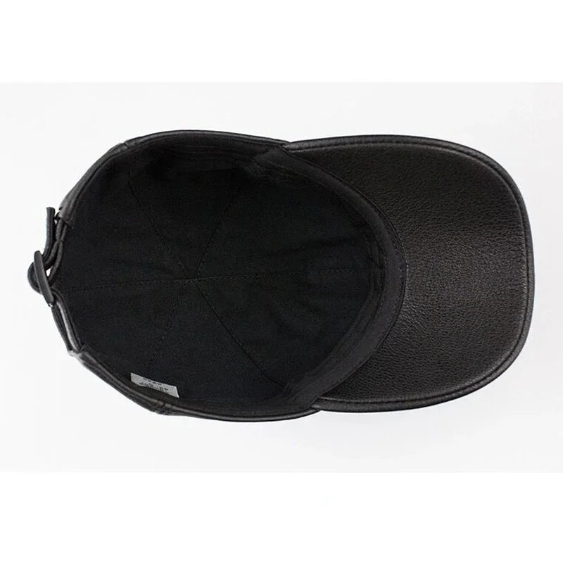Leather Golf Hip Hop Snapback Cap