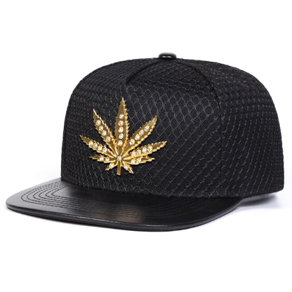 Diamond Hemp Leaf Baseball Cap