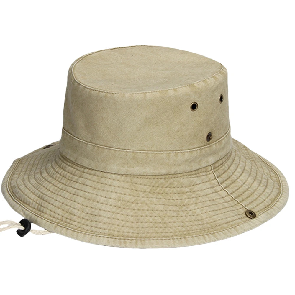 Oversize Outdoor Fishing Wide Brim Bucket Hat
