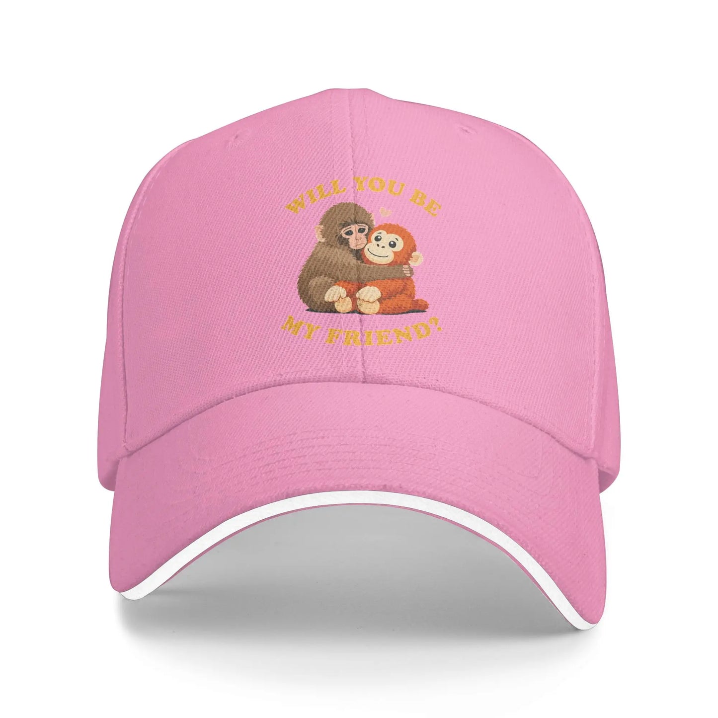 Baby Monkey Punch Friend Kpop Streetwear Baseball Cap