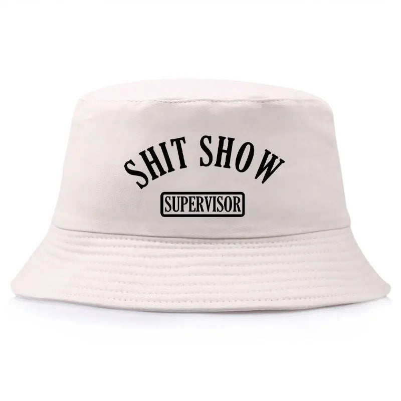 Shit Show Print Reversible Streetwear Bucket Hat