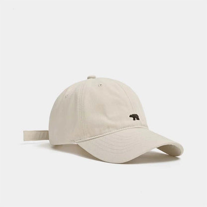 Polar Bear Embroidered Adjustable Breathable Baseball Hat