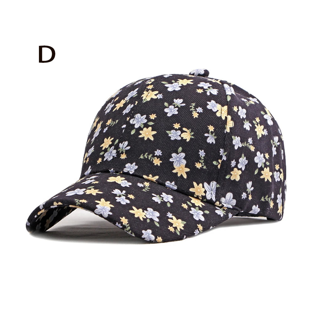 Japan Korea Fresh Flower Baseball Cap