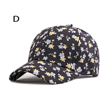 Japan Korea Fresh Flower Baseball Cap