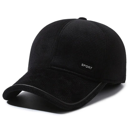 Winter Ear Flaps Thick Baseball Cap
