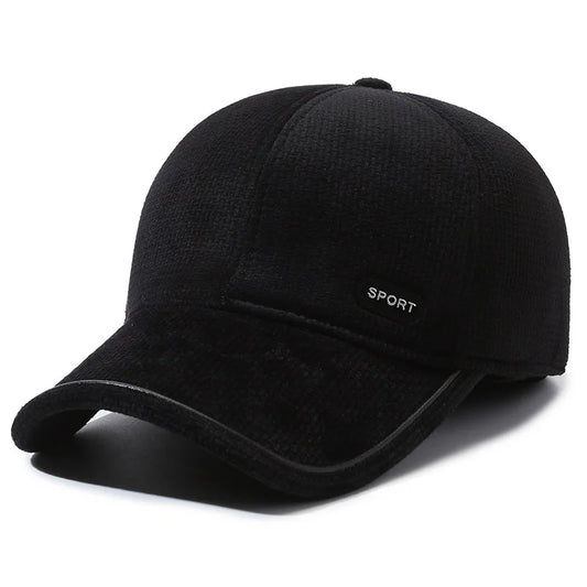 Winter Ear Flaps Thick Baseball Cap