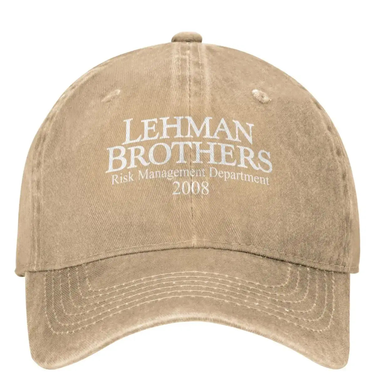 Lehman Brothers Embroidery Vintage Trucker Cap Unisex