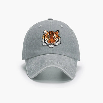 Tiger Head Printed Baseball Cap Unisex