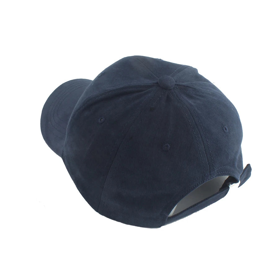 New Solid Color Embroidered Snapback Baseball Cap