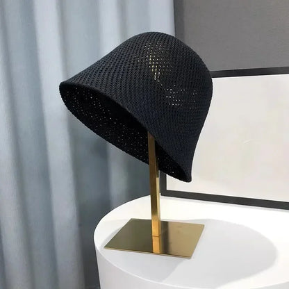 Women Hollow Out Summer Bucket Hat